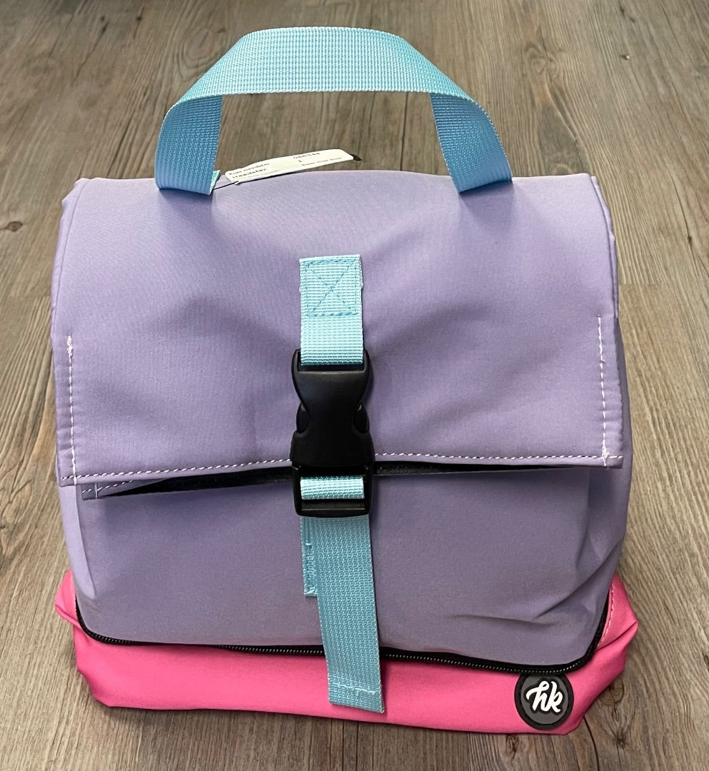 Color Block -Lavander Headster Lunch Bag, One Size