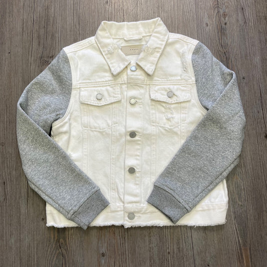 White,Grey Blank NYC Jean Jacket, XL