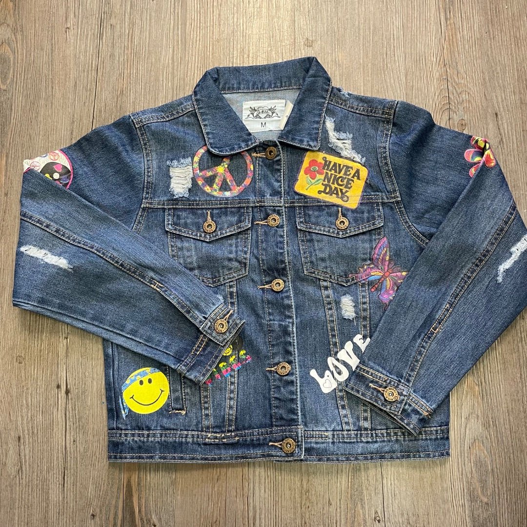 Blue So Nikki Jean Jacket, M