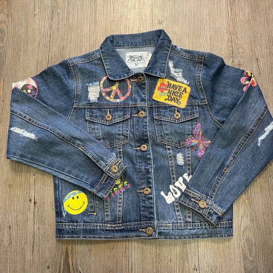 Blue So Nikki Jean Jacket, M