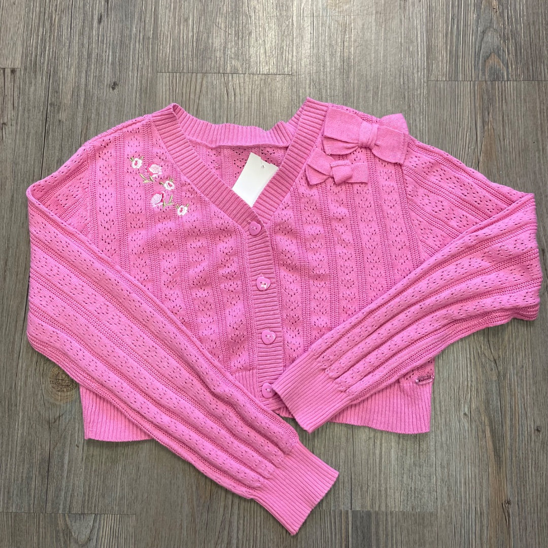 Pink American Girl Knit Cardigan, 12Y