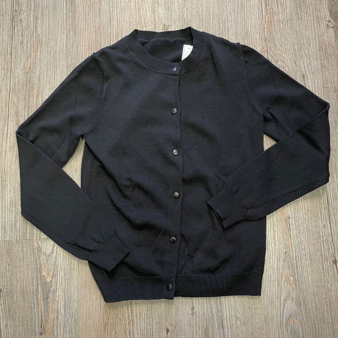 Black Crewcuts Knit Cardigan, 12Y