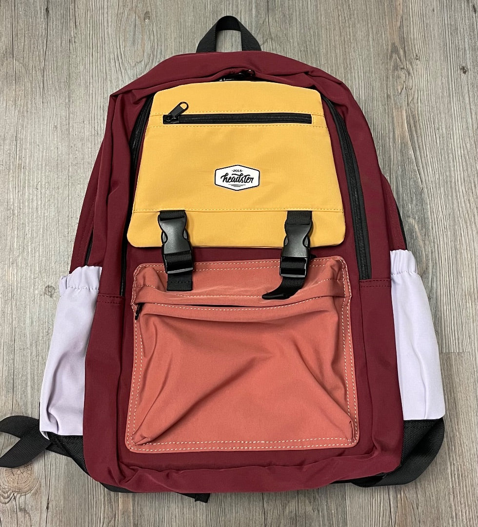 Color Block 26L Berry Pop-Rosette Headster Back Pack, One Size