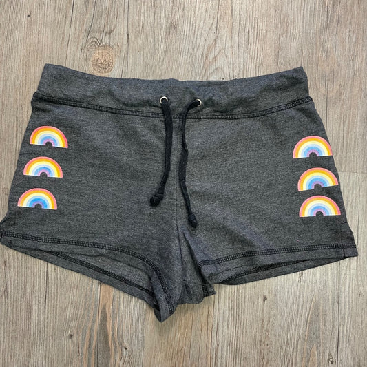 Charcoal grey Draw String Shorts, 10-12Y