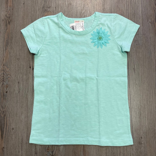 Mint Crewcuts T-Shirt With beaded Flower, 10Y