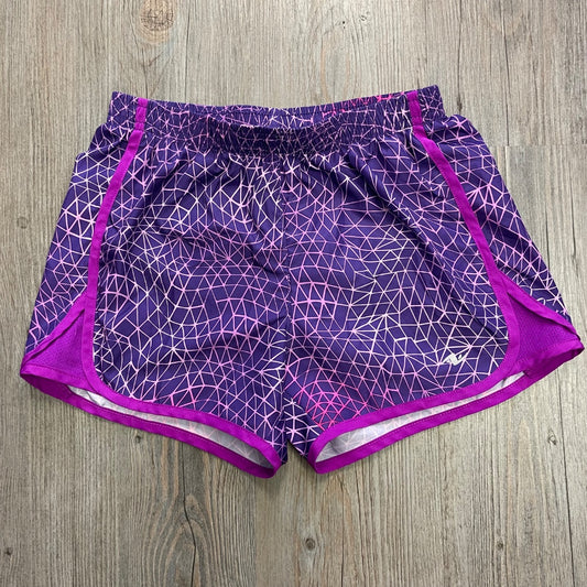 Purple Athletic Works Active Shorts, 10-12Y