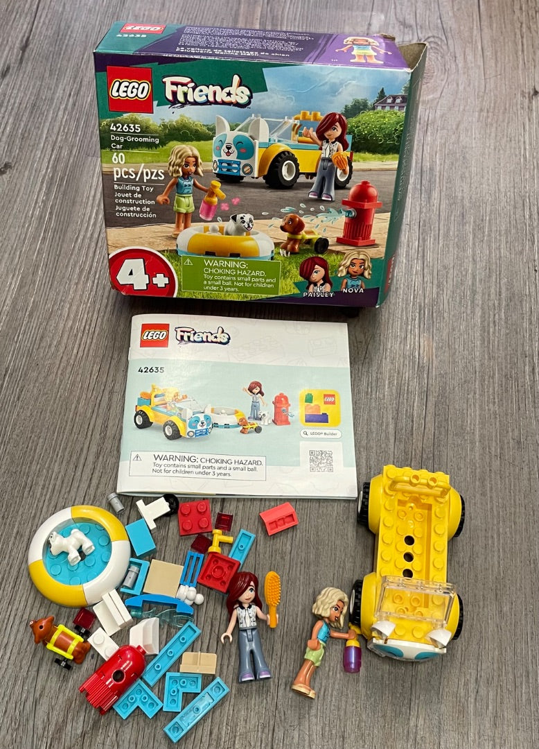 Multi Colour Lego 42635 Dog Grooming Car, 4Y+