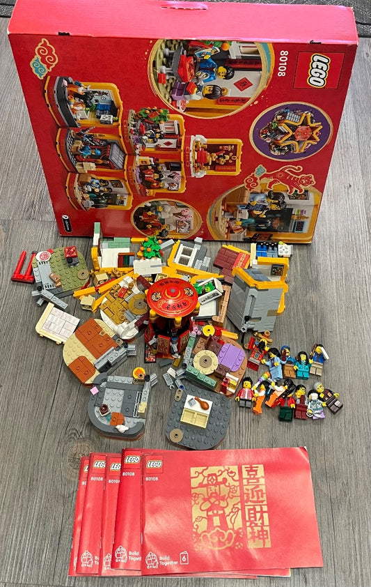 Multi Colour Lego 80108 Lunar New Year Tradition, 8Y+