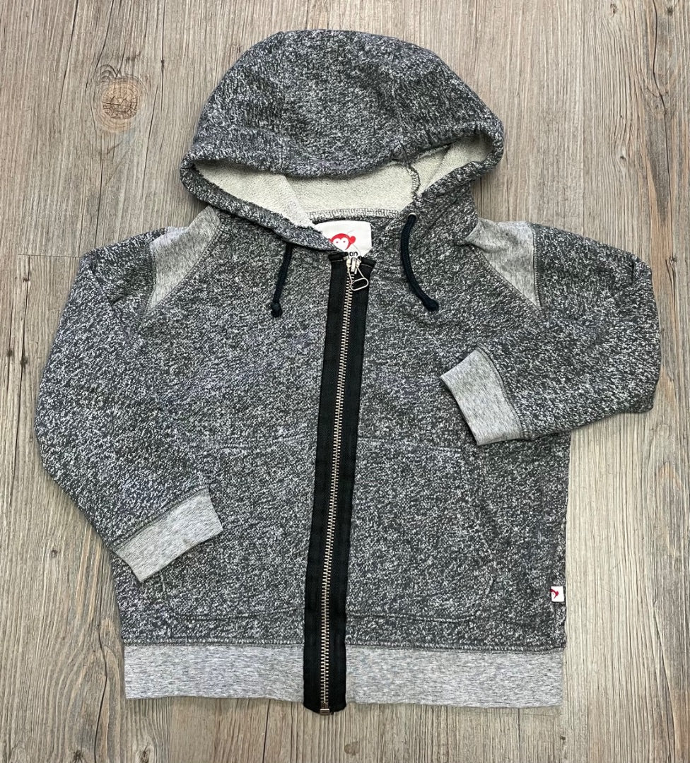 Grey Appaman Zip Hoodie, 3Y