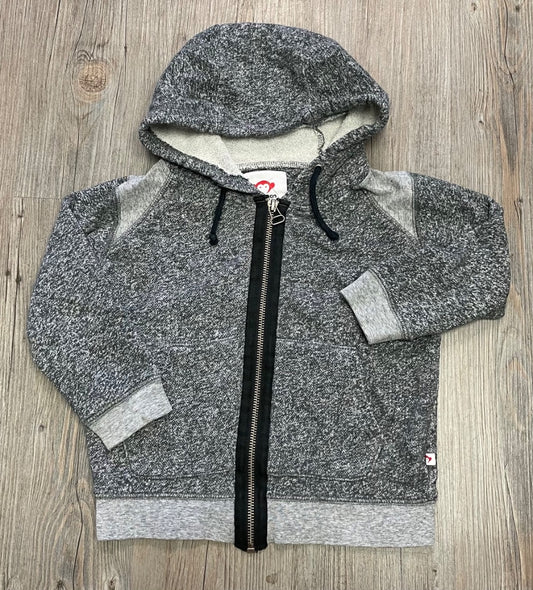 Grey Appaman Zip Hoodie, 3Y