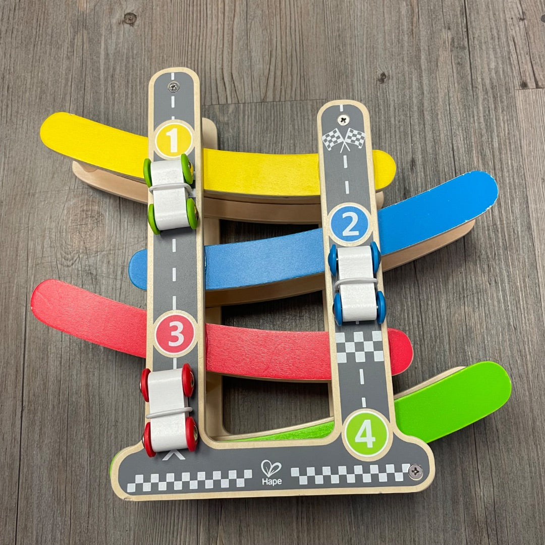 Multi Colour Hape Fast Flip Racetrack, 18M+