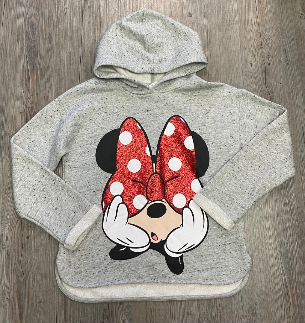 Grey Zara Pullover Hoodie Minnie, 9-10Y