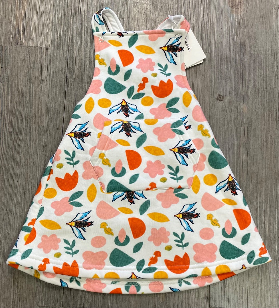 Multi Colour Ayuna Fleece Dress, 4Y