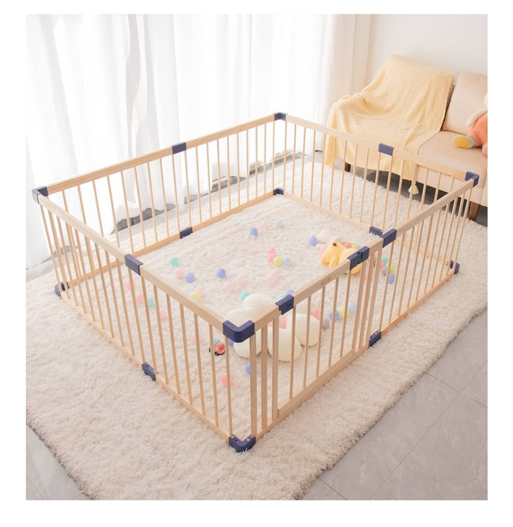 Wooden  Bonrcea Play Yard, 47*63*24
