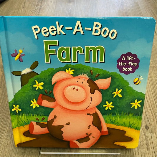 Multi Colour  Peek-A-Boo Farm, Boardbook