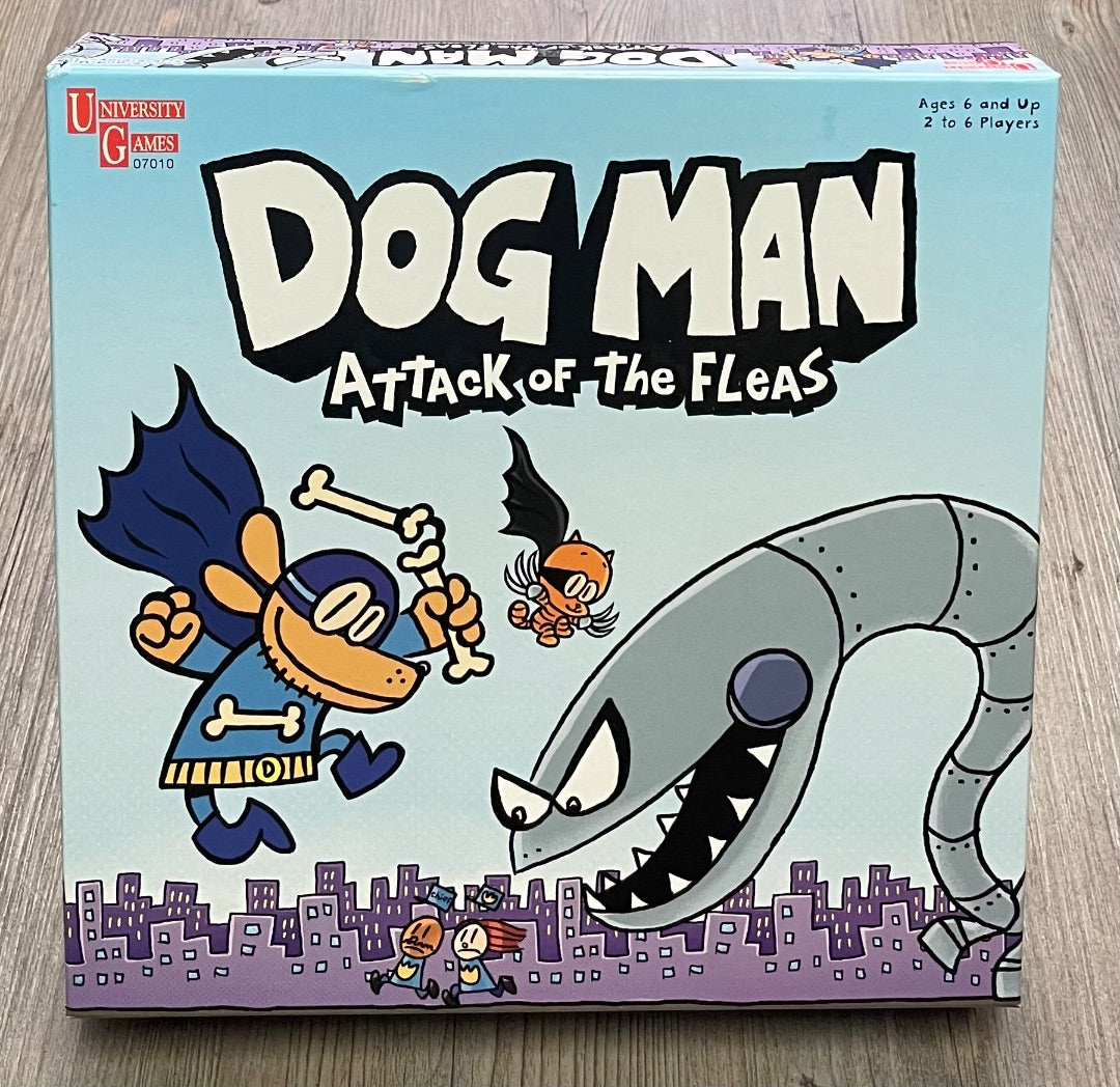 Multi Colour Dog Man Attack Of The Fleas, 6Y+