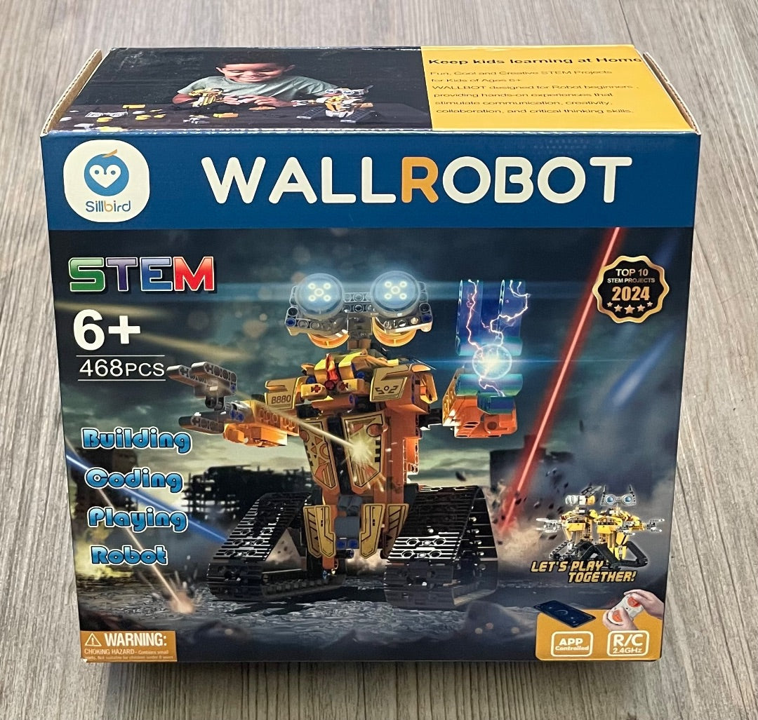 Multi Colour STEM Sillbird Wall Robot, 6Y+