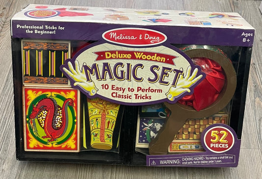 Multi Colour Melissa And Doud Deluxe Wooden Magic Set, 8Y+