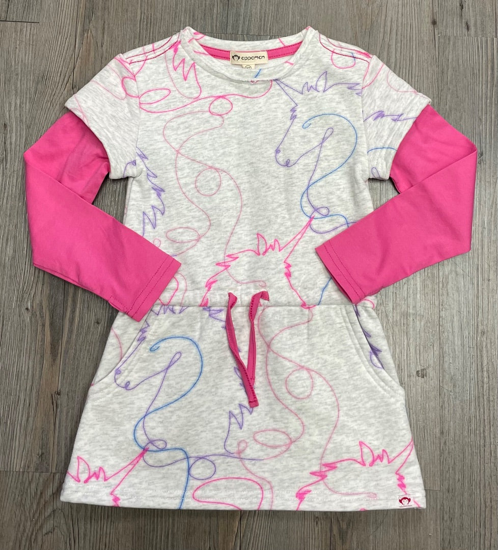 Pink Appaman Long Sleeves Tee, 3Y