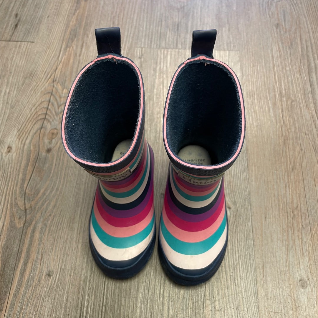 Stripe Hatley Rain Boots, 4T