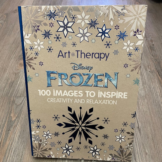 Blue Silver  Art Therapy Disney Frozen, Hardcover