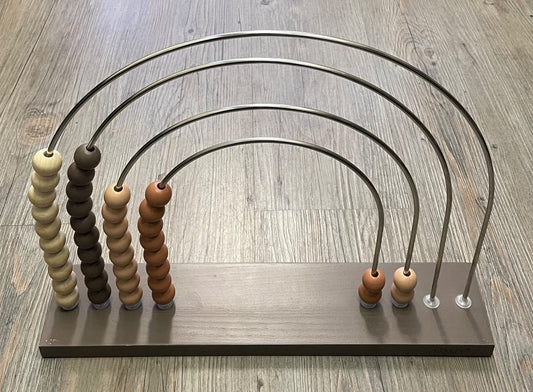 Brown Oyoy Abacus Rainbow, 12M