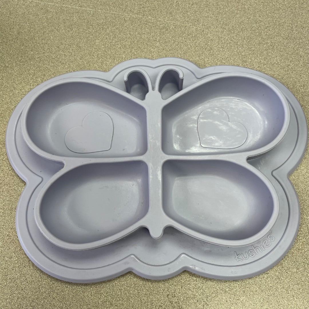 Lavender Kushie Silicon Plate, Pre-owned