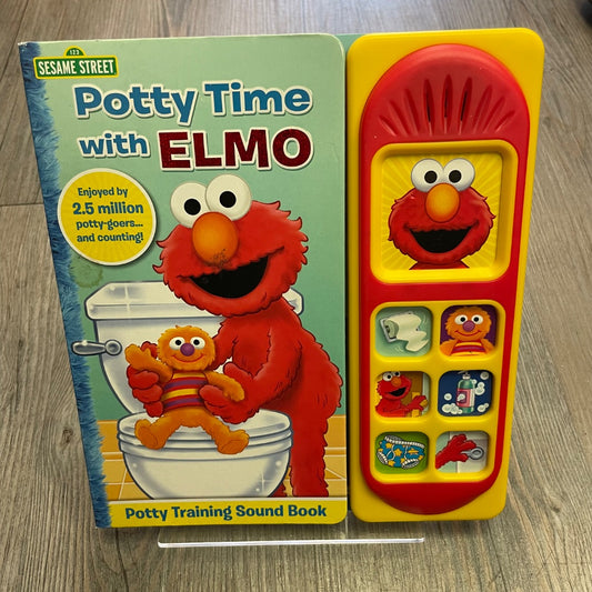 Multi Colour  Potty Time With Elmo, Hardcover