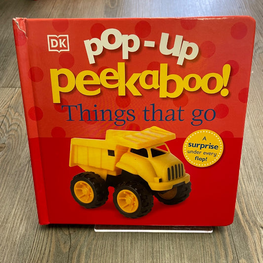 Red  Pop Up Peekaboo! Things That Go, Boardbook