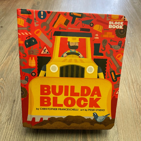 Multi Colour  Builda Block, Boardbook