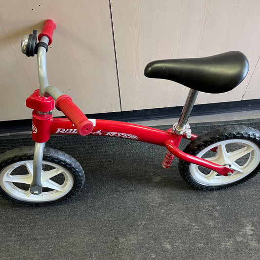 Red Radio Flyer Balance Bike, Pre-owned