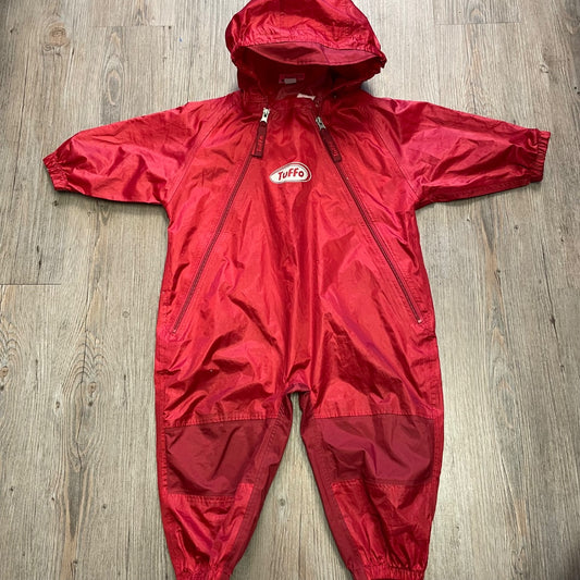 Maroon Tuffo Rain Suit, 18M