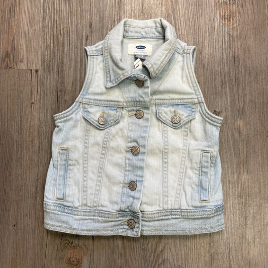 Light Blue Old Navy Denim Vest, 5Y