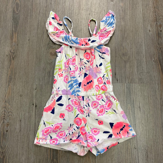 Floral Oshkosh Romper, 6Y