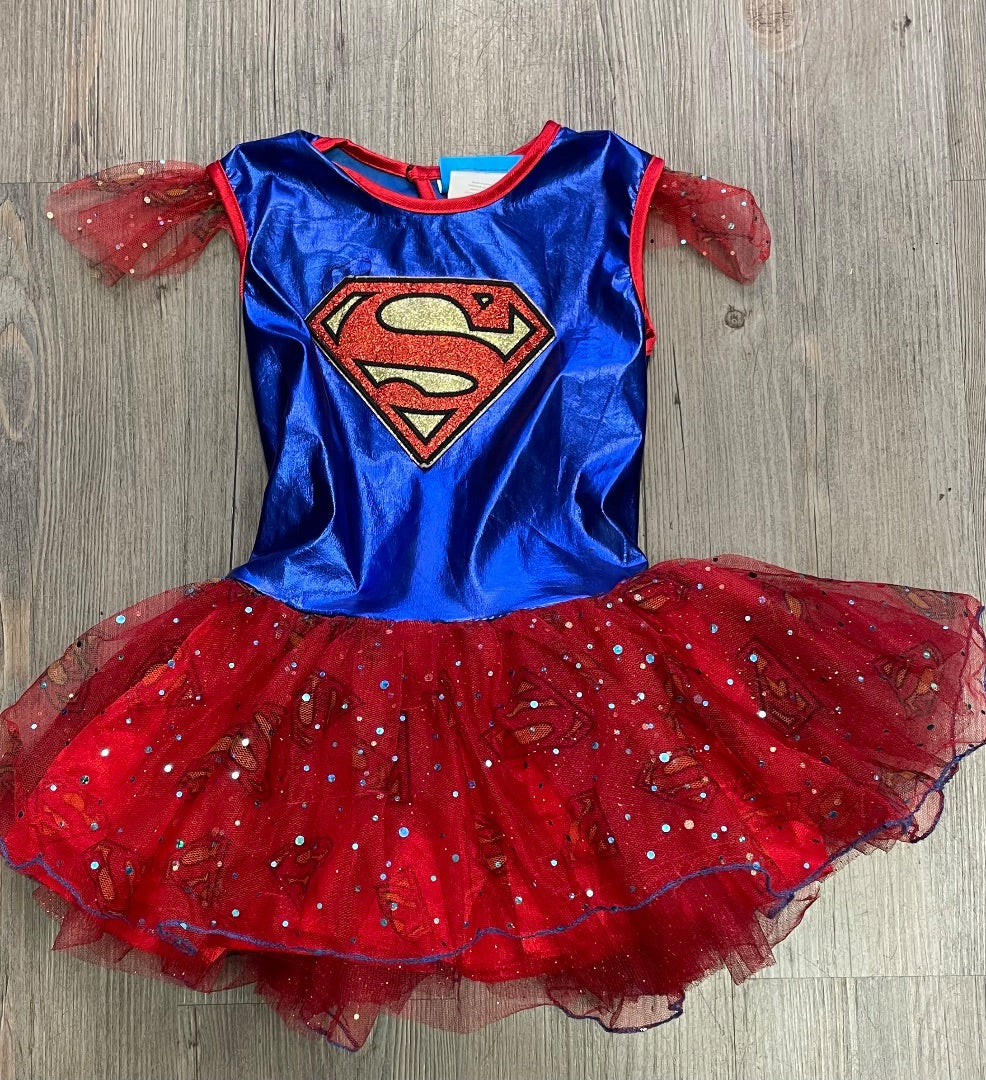 Red/Blue Rubies Super Girl, 5-6Y