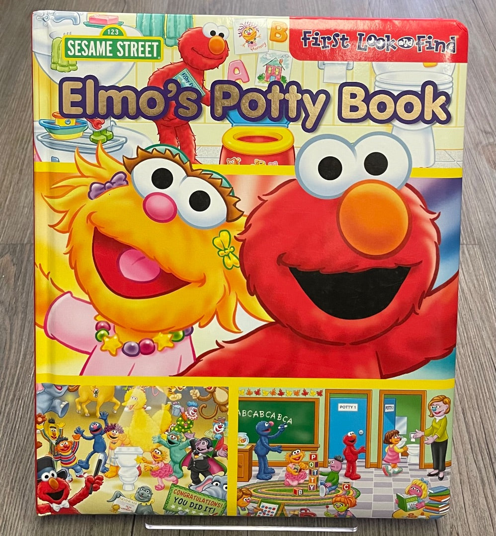 Multi Colour Sesame Street Elmo's Potty Book, Hardcover