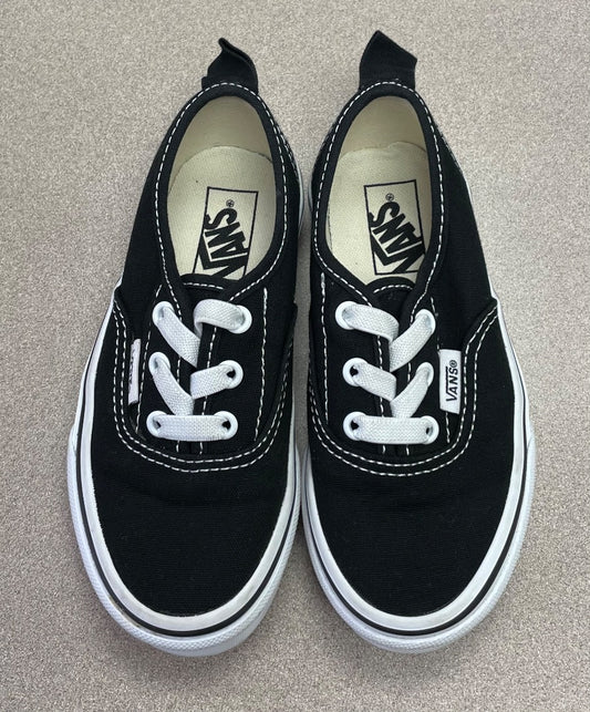 black Vans Sneaker, 11Y