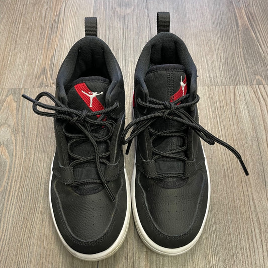 Black Jordan Lace Up Shoes, 1.5Y