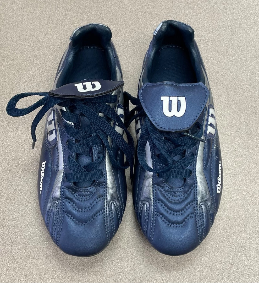 Blue Wilson Soccer Cleats, 2Y