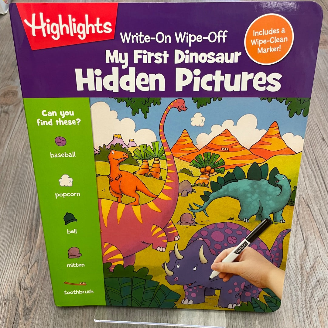 Multi Colour  My First Dinosaur Hidden Pictures, 3-6Y
