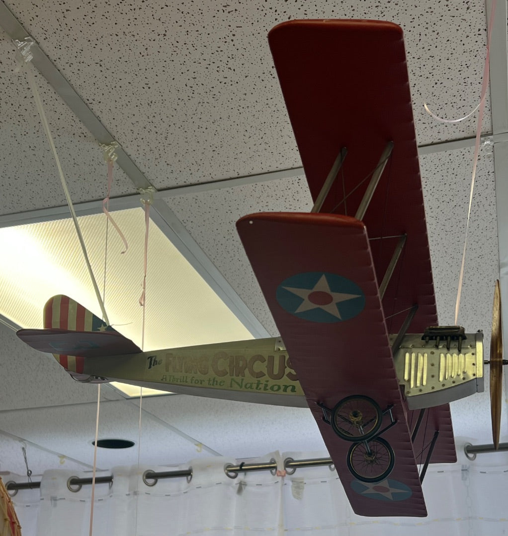 Red  Flying Circus Plane, 32 inch