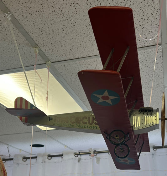 Red  Flying Circus Plane, 32 inch