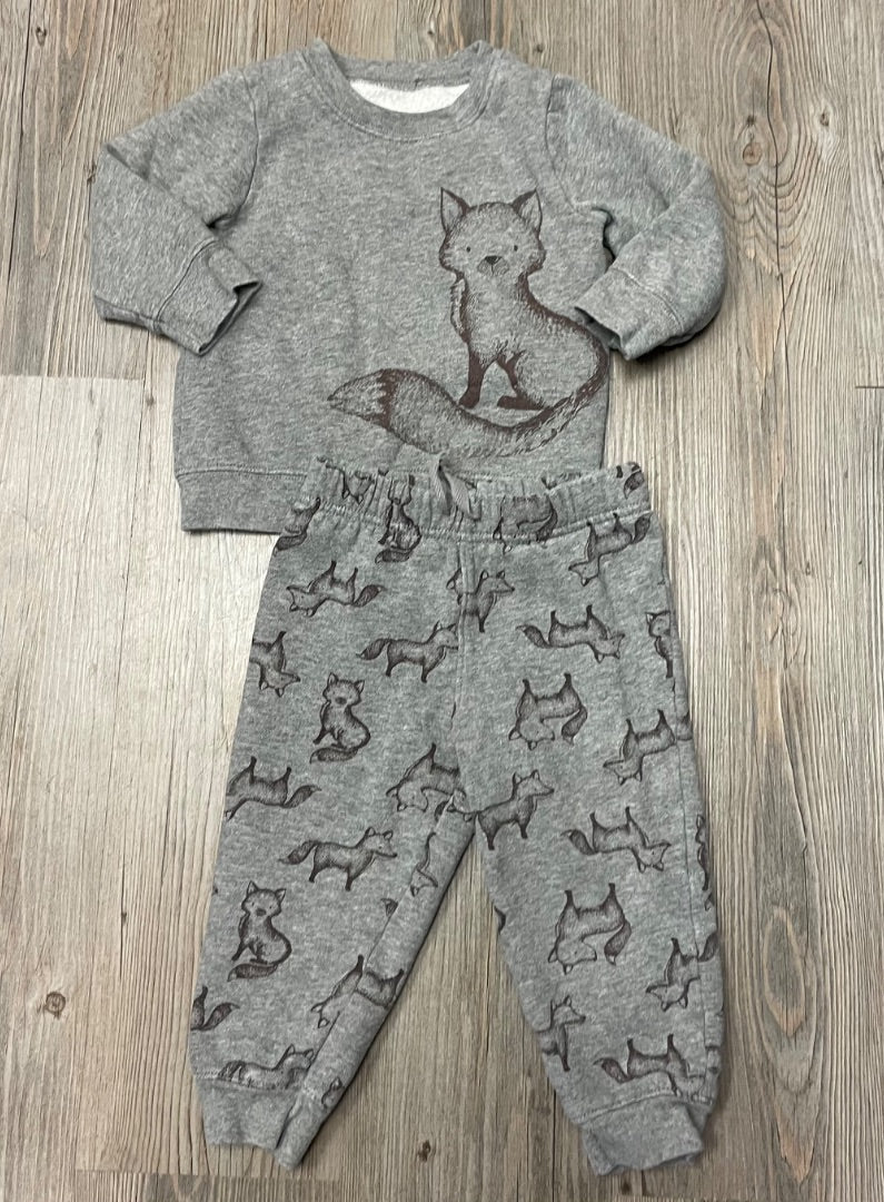 Grey Carters Sweat Set, 18M