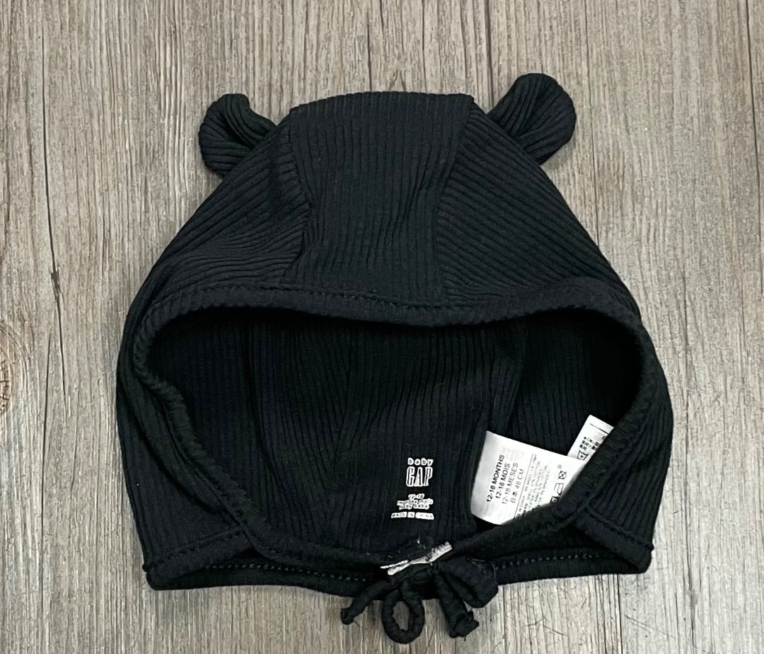 Black Gap Tiny Rib bear hat, 12-18M