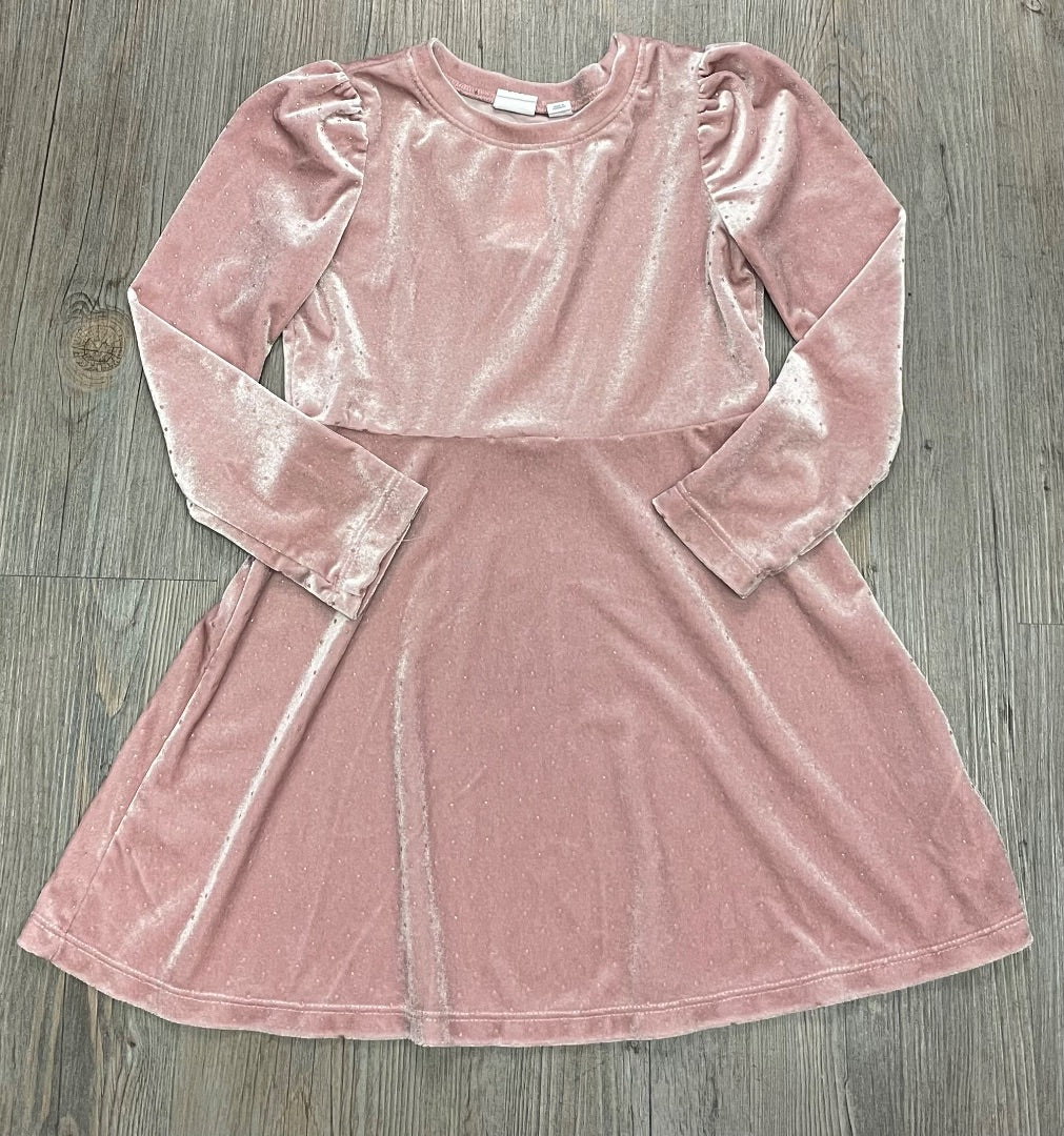 Dustyrose Gap CP  Velour Dress, 4-5Y