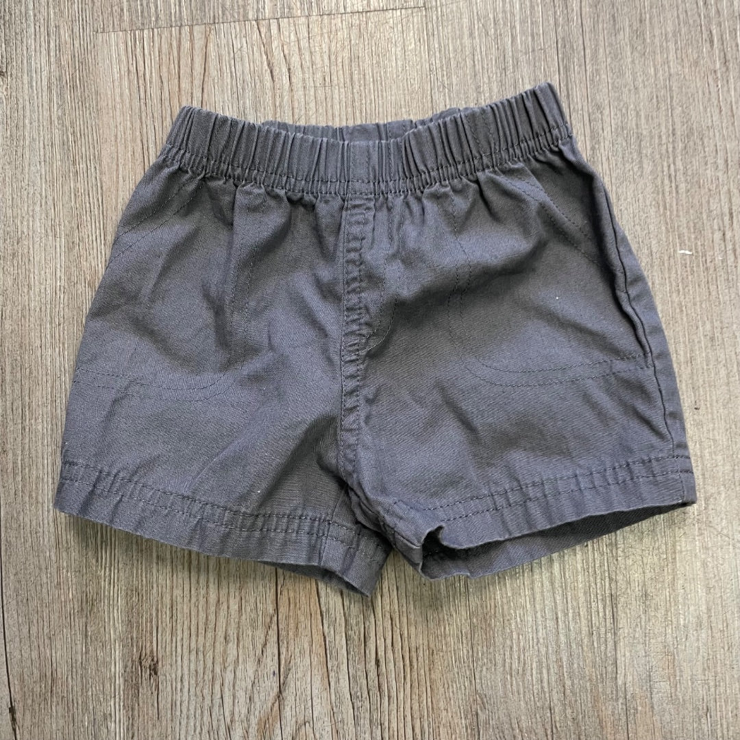 Grey Carters Elastic Waist Shorts, 6M
