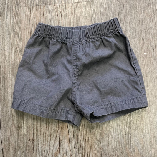 Grey Carters Elastic Waist Shorts, 6M