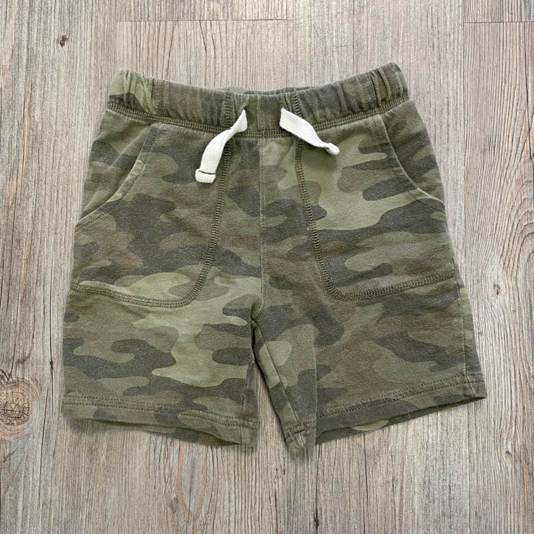 Camo Carters Elastic Waist Shorts, 5Y