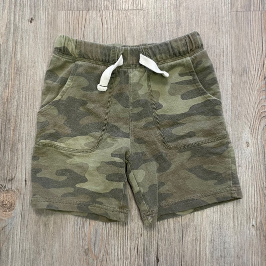 Camo Carters Elastic Waist Shorts, 5Y