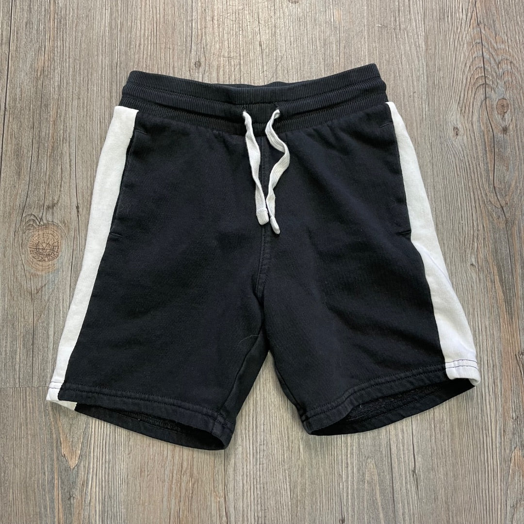 Black H&M Draw String Shorts, 6-7Y